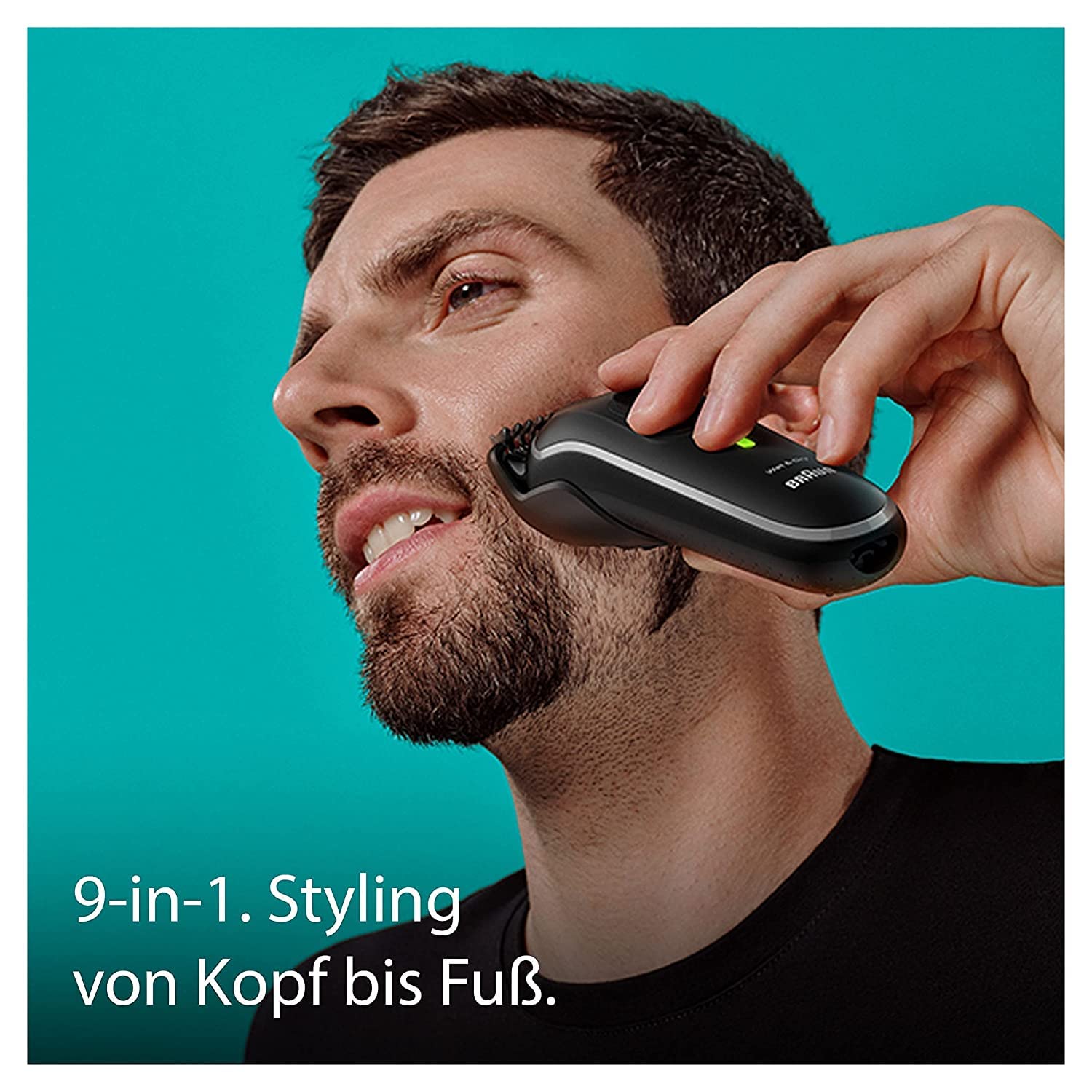 Braun Series 5 All-In-One Bartpflege Bodygroomer Set, 10-in-1 Barttrimmer / Bartschneider (versandfertiger Karton), Trimmer/Haarschneider Herren, Haarschneidemaschine, 100 Min Laufzeit, MGK5445